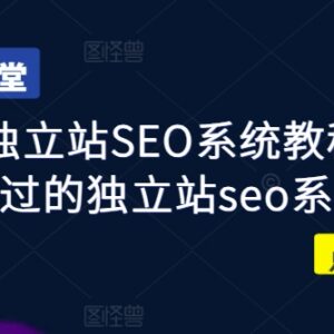 2025Google独立站SEO系统教程 四万学员验证的出海运营实操课-雨叶虚拟资源网