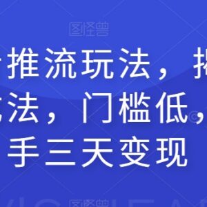 抖音全新推流玩法实操教程 零基础上手三天变现网红速成技巧-雨叶虚拟资源网
