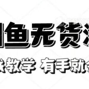 零基础新手闲鱼无货源实战教程 从选品到上架全步骤操作指南-雨叶虚拟资源网