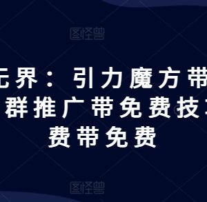 2024引力魔方实操教程 付费带免费推荐流量及人群推广技巧-雨叶虚拟资源网