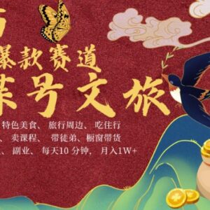 AI春节搞钱4.0实操教程 视频号文旅赛道批量做内容变现指南-雨叶虚拟资源网