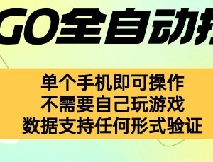 CSGO饰品全自动捡漏赚差价项目 手机操作新手无需玩游戏-雨叶虚拟资源网