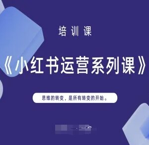 小红书运营全流程系统课 从账号搭建到内容变现实用教程-雨叶虚拟资源网