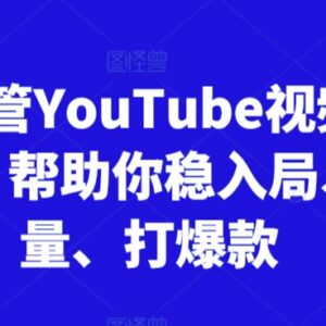 2025更新版YouTube油管运营实训营3.0 实操教你入局引流打爆款-雨叶虚拟资源网