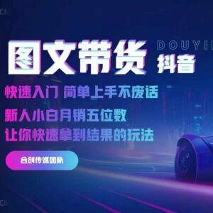 2024抖音图文带货入门指南 新人小白实操月销五位数教程-雨叶虚拟资源网