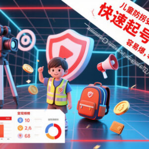 儿童防拐安全科普视频制作教学 起号涨粉变现全攻略-雨叶虚拟资源网