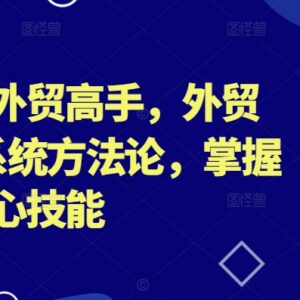 外贸从0到1系统教程 零基础入门到创业核心技能学习指南-雨叶虚拟资源网
