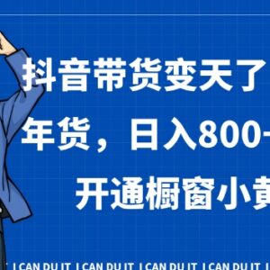 2024抖音0粉开橱窗年货带货攻略 借助AI工具轻松日入800+-雨叶虚拟资源网