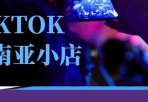 TikTok东南亚跨境小店运营培训课 零基础学TK店铺实操方法-雨叶虚拟资源网