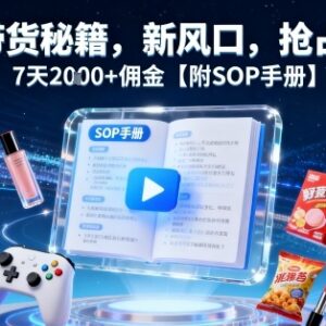2025年B站AI短视频带货实操攻略 零门槛赚佣金附全套SOP手册-雨叶虚拟资源网