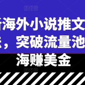 2024海外TikTok小说推文去重方法 出海赚美金实操玩法攻略-雨叶虚拟资源网
