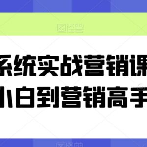 全体系实战营销课程合集 零基础营销小白进阶高手学习资料-雨叶虚拟资源网