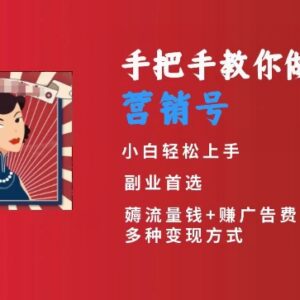 小白短视频创业入门教程 手把手教你做营销号实现日入300+-雨叶虚拟资源网