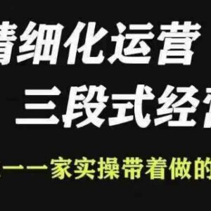 2024更新抖店精细化运营全流程教程 新手入门实操玩法指南-雨叶虚拟资源网