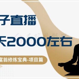无门槛念稿直播卖餐饮小吃教程 普通人单日收益可达2000元-雨叶虚拟资源网