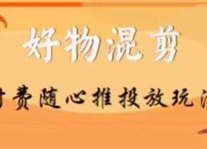 抖音好物混剪随心推投放教程 付费推广实操玩法全解析-雨叶虚拟资源网