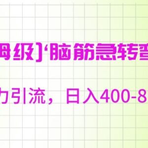 小红书脑筋急转弯引流盈利项目拆解 稳定日入400-800实操攻略-雨叶虚拟资源网