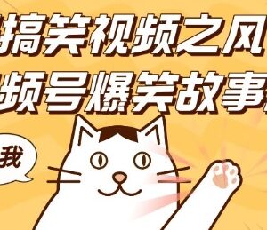 视频号猫咪搞笑故事项目实操攻略 无门槛入门可轻松实现盈利-雨叶虚拟资源网