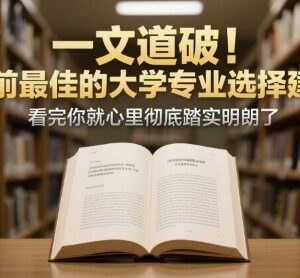 高考生及本科生专业选择指南 热门专业解析及避坑建议汇总-雨叶虚拟资源网