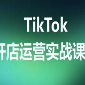TikTok跨境电商开店运营实战课程 全流程实操方法详解-雨叶虚拟资源网
