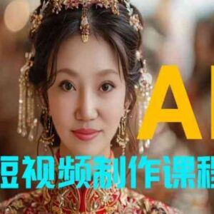 AI短视频制作实操课程 摄影剪辑从业者AI创作技能学习指南-雨叶虚拟资源网