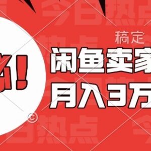 2024闲鱼售卖家居用品运营技巧 零基础新手入门实操教程-雨叶虚拟资源网