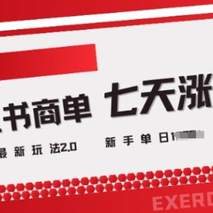 2025小红书商单2.0最新玩法 3天涨千粉接单变现全攻略-雨叶虚拟资源网