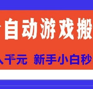 老牌多服游戏全自动打金搬砖项目 新手零门槛可快速上手操作-雨叶虚拟资源网