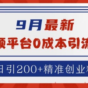 2024年9月最新实操教程 音频平台0成本日引200+精准创业粉-雨叶虚拟资源网