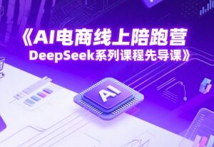 AI电商线上陪跑营 DeepSeek系列课程先导课入门实操教程-雨叶虚拟资源网