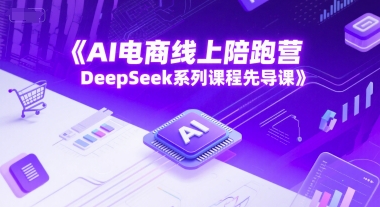 AI电商线上陪跑营 DeepSeek系列课程先导课入门实操教程
