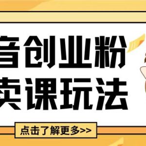 2024抖音引流创业粉实操玩法 5分钟做视频附完整变现思路-雨叶虚拟资源网