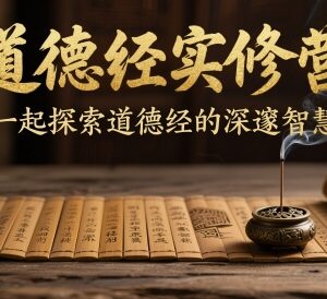 道德经实修营全章节教学资源 探索传统典籍深邃智慧-雨叶虚拟资源网