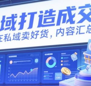 2024-2025私域成交干货汇总 教你提升私域卖货转化实用技巧-雨叶虚拟资源网