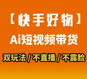 2025快手好物短视频带货攻略 搬运拼接+数字人双玩法零基础上手-雨叶虚拟资源网