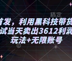 2025黑科技自动化带货打法 小白可上手矩阵多账号运营教程-雨叶虚拟资源网