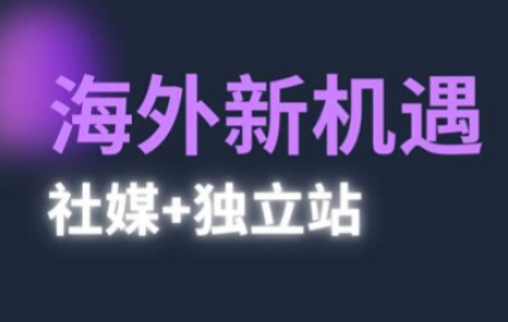 2025跨境出海新机遇 社媒加独立站全流程高效运营实操指南