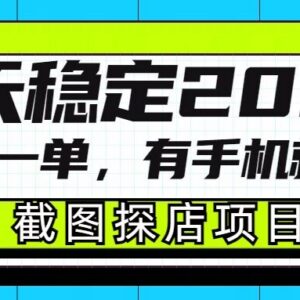 截图探店项目实操全指南 有手机即可操作单日稳定收益200+-雨叶虚拟资源网