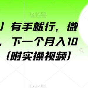 适合新手操作的微信爆粉项目教程 附全套实操录屏资料-雨叶虚拟资源网