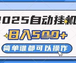 2025全自动挂机刷广告撸金项目 单设备日入2-5张多机收益无上限-雨叶虚拟资源网
