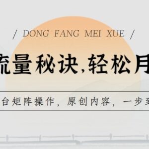 AI多平台流量矩阵运营教程 原创内容制作及变现全流程教学-雨叶虚拟资源网