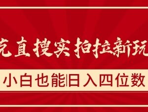 夸克直搜实拍拉新玩法解析 零基础小白可上手的高收益副业-雨叶虚拟资源网