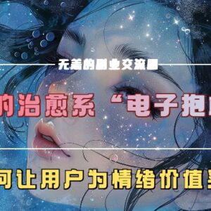 治愈系电子抱枕项目拆解 教你让用户为情绪价值买单-雨叶虚拟资源网
