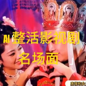 AI整活影视名场面短视频制作 赚平台分成收益实操指南-雨叶虚拟资源网