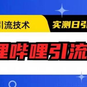 哔哩哔哩实用引流操作方法教程 实测可实现单日引流50人-雨叶虚拟资源网