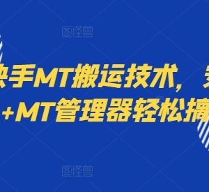 2024最新快手MT搬运技术 安卓手机搭配MT管理器即可轻松操作-雨叶虚拟资源网