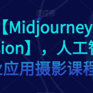Midjourney+StableDiffusion AI商业摄影实操全流程系统课程-雨叶虚拟资源网