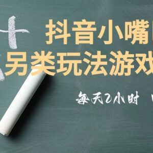收费2980元抖音小嘴巴游戏推广另类玩法 低投入高收益人人可做-雨叶虚拟资源网