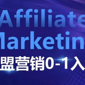 Affiliate联盟营销0-1入门 基本逻辑平台规则及联盟客玩法全解析-雨叶虚拟资源网