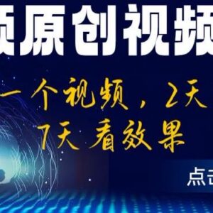 中视频原创2.0玩法教程 3分钟做视频快速过计划7天见效果-雨叶虚拟资源网